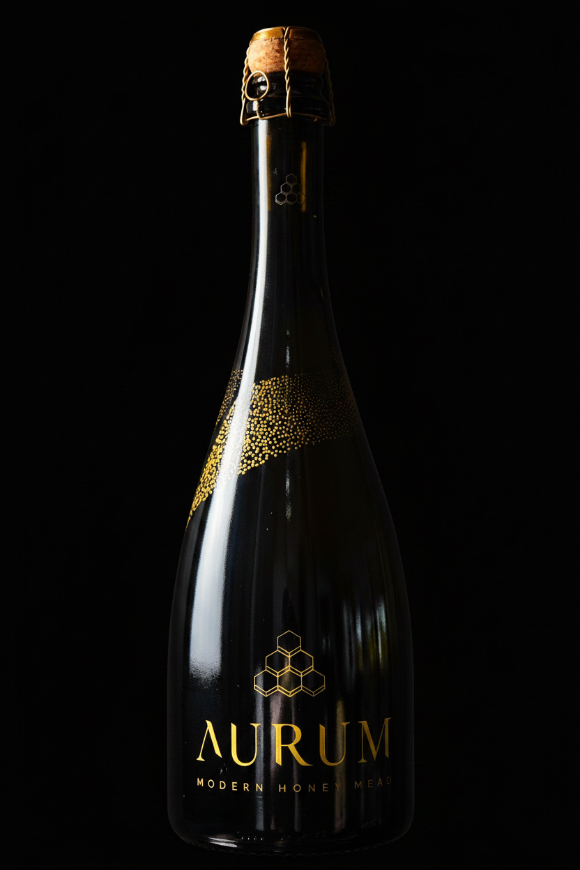 Aurum Sparkling Rosé Vintage 2018 bottle and glass