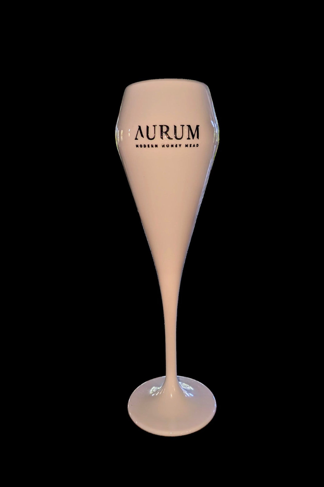 Aurum polycarbonate unbreakable champagne picnic balloon flute white prosecco
