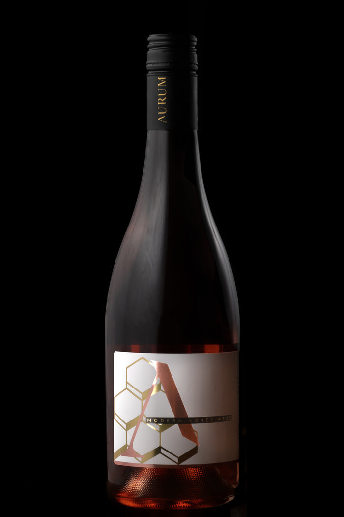 Aurum Rosé de Provenance Manuka honey wine bottle